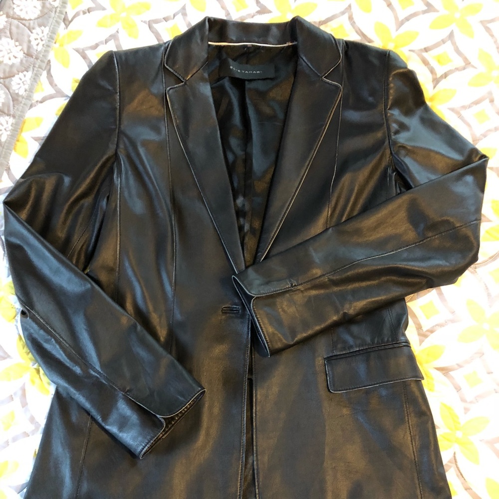 Elie Tahari Leather Jacket 🧥